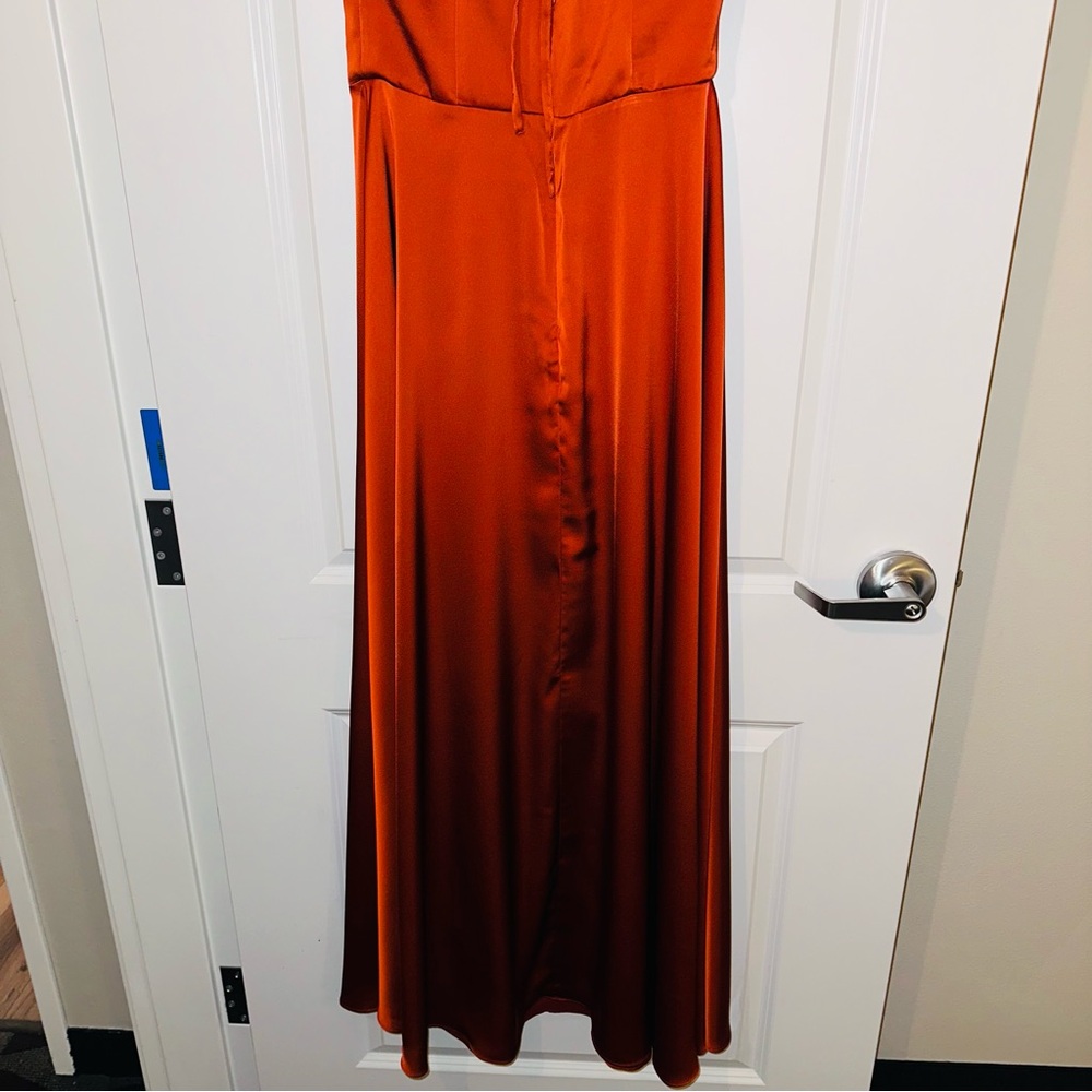 WORN ONCE! Paprika Wedding guest Gown - Picture 10 of 14